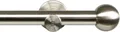 Liedeco Gardinenstange Modern Line Kugel, Ø 16 mm, 1-läufig, Fixmaß, verschraubt