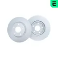 2x Bremsscheibe OPTIMAL BS-1004HC passend für MAZDA