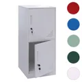 Mendler Spind HWC-P63, Schließfach Wertfachschrank Schließfachschrank 2 Türen, 90x38x45cm Stahl ~ Variantena 122509