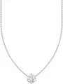 THOMAS SABO Kette mit Anhänger Zirkonia-Anhänger, mit Zirkonia (synth)