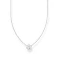 THOMAS SABO Kette mit weißem Zirkonia-Anhänger 925 Sterlingsilber KE2210-051-14