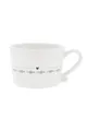 Bastion Collections Geschirr-Set Tasse small - COFFEE COFFEE - weiß