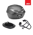 GIVI Set Bauletto Schwarz B360NT2+SR1156 Platte Honda X-Adv 750 2017 2018