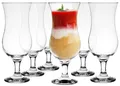 Glasmark Krosno Gläser Cocktailgläser Set Longdrink Cocktail Gin Bier Wasser Longdrinkgläser Trinkglas Wasserglas Glas Smoothie Dessert Spülmaschinenfest Transparent 6 x 420ml