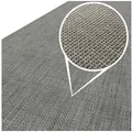 ANRO Küchenläufer Hochwertig Outdoorläufer Teppich TATAMI Läufermatte, Eckig, Höhe: 3 mm, Rattanoptik grau 100 cm x 500 cm x 3 mm