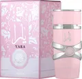 Lattafa Yara, Frauen, 100 ml, Nicht nachfüllbare Flasche, Flüssiges Parfüm, Heliotrop, Orchidee, Orange, Exotische Früchte