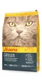 JOSERA Catelux (1 x 10 kg) | Adult | Premium Trockenfutter für ausgewachsene anspruchsvolle Katzen | Ente & Kartoffel | weizenfrei | mit diätische Fasern gegen Haarballen | Katzenfutter | 1er Pack