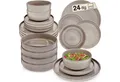 SÄNGER Tafelservice Kairo (24-tlg), 6 Personen, Steingut, Kairo Clay, Handmade, VALUE COLLECTION