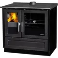 EEK A+ Holzherd Plamen 910 schwarz, externe Zuluft, Dauerbrandherd