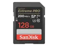 Sandisk Extreme Pro Speicherkarte (128 GB, 200 MB/s Lesegeschwindigkeit, für Spiegelreflexkameras und Camcorder)