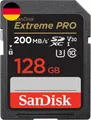 Sandisk Extreme PRO SDXC UHS-I Speicherkarte 128 GB (V30, Übertragungsgeschwindi