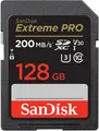 SanDisk Extreme PRO SDXC UHS-I Speicherkarte 128 GB (V30, Übertragung 200 MB/s)