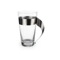 Villeroy & Boch - Newwave Ausgefallenes Latte Macchiato Glas 500 ml, Spülmaschinenfest, Teeglas, Tasse, Becher, Heißgetränkebecher Groß für Latte Macchiato, Cappuccino, Kaffee Und Glühwein, Edelstahl
