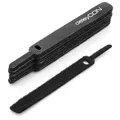 deleyCON 10x Klett Kabelbinder Kabel Band Klettband Klettbinder Klettverschluss