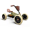 BERG Buzzy Retro Green Pedal Gokart, Kinderfahrzeug, Tretauto, Kettcar ab 2 Jahre, Hohe Sicherheit und Stabilität, Tretfahrzeug für Kinder