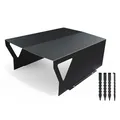 Mähroboter Garage | Carport Überdachung für Rasenmäher | Metall | 60x78x33cm