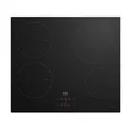 Beko HII 64400 MT-Autarkes Induktionskochfeld, 60 cm breit, 4 Kochzonen, Sensortasten, Timer, rahmenlos (für aufgesetzten oder flächenbündigen Einbau) schwarz