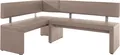 Eckbank OTTO HOME "Charissa", beige (schlamm), B:210cm H:90cm T:140cm
