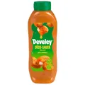 Develey Süß-Sauer Sauce – 875 ml Flasche – Exotisch-fruchtiger Dip mit Aprikose & Essig – Vegan – Perfekt zu Hähnchen, Fisch, Frühlingsrollen, Pommes & asiatischen Gerichten