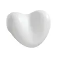 WENKO Badewannenkissen Tropic White Herzform Nackenkissen Kissen Badewanne