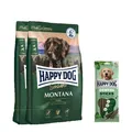 Happy Dog Sensible Montana Doppelpack + Happy Dog Dental Sticks für Hunde