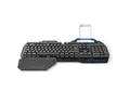 Nedis GKBD400BKND Gaming-Tastatur (USB, mechanische Tasten, RGB-Beleuchtung für individuelles Gaming)