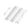 ledscom.de LED Unterbau-Leuchte LIWO 35cm, schwenkbar, je 538lm, weiß 2er Set