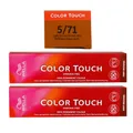 Wella Color Touch Deep Browns 2 x 60 ml 5/71 hellbraun braun asch Set