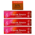 Wella Color Touch Deep Browns 3 x 60 ml 5/71 hellbraun braun asch Set