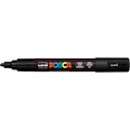 uni-ball POSCA PC-5M Acrylstift schwarz 1,8 - 2,5 mm, 1 St.