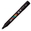 POSCA Pigmentmarker PC-5M, schwarz Rundspitze, Strichstärke: 1,8 - 2,5 mm