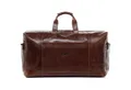 SID & VAIN Reisetasche echt Leder Weekender groß XXL-braun BRISTOL, Echtleder Reisegepäck für Damen & Herren, Sporttasche XXL braun-cognac