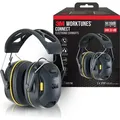 3MTM WorkTunesTM Connect Kabelloser Bluetooth Gehörschutz Audio-Streaming, Schwarz