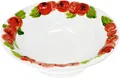 ital. Relief Keramik Schale Tomate rot runde Schüssel, Servierschale ca.27cm Ø