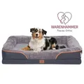 Warenhammer Tierbett Orthopädisches Premium Hundebett, flauschig weich, Abnehmbar,Waschbar, verschiedene Grössen 106 cm x 80 cm