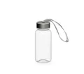 elasto Trinkflasche 0,4 L Wasserflasche "Pure" Tritanflasche mit Trägerband, Made in Germany, BPA-frei, Sportflasche, kohlensäurehaltige Getränke