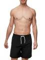 Indicode Herren Ferguson Badehose mit 3 Taschen und Tunnelzug | Badeshorts für Männer Navy, L