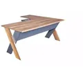 Luxus Schreibtisch Holz Tische Büro Tisch Designer Tische Braun neu - Braun