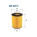 1x Luftfilter FILTRON AR 327/1 passend für MERCEDES-BENZ