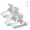 Babykleiderbügel, Kinderkleiderbügel, Antirutsch, stapelbar, verstellbar, 20 ...