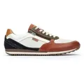 Pikolinos für Herren. M2A-6292C2 Liverpool Leder Turnschuhe weiß (43), Wohnung, Schnürsenkel, Reißverschluss, Lässig