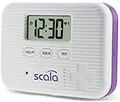 scala Pillenbox Timer 6 Fach,5 Alarmzeiten weiß