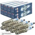 8x BOSCH HLR8STEX Zündkerze 0 242 229 661 entstört Opel Astra Zafira Fiat Croma