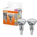 2er Pack OSRAM LED E14 Reflektor R50 36° Abstrahlwinkel 1.5W wie 25W warmweiß