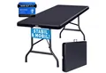 Casaria Gartentisch (1-St), 180x75cm Klappbar Wetterfest Tragbar Garten Camping Buffettisch Party