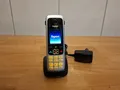 Gigaset C430 Mobilteil mit Ladeschale - Schwarz/Silber