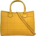 Cluty Handtasche Damen 021206 gelb - Gelb