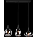 Trio 317000332 Pendelleuchte Lumina 3x40W | E14 - höhenverstellbar, schwarz, chrom