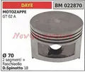 Kolben Motozappa GT 02 A Ø 70 Mm DAYE 022870