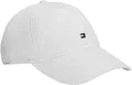 Tommy Hilfiger Herren Cap Flag Soft Panel mit Klemmverschluss, Weiß (Th Optic White), Einheitsgröße
